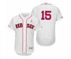 Dustin Pedroia Boston Red Sox #15 White 2019 Mother's Day flex base Jersey