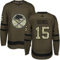 Buffalo Sabres #15 Jack Eichel Premier Green Salute to Service NHL Jersey