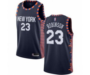 New York Knicks #23 Mitchell Robinson Swingman Navy Blue Basketball Jersey - 2018-19 City Edition