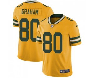 Green Bay Packers #80 Jimmy Graham Limited Gold Rush Vapor Untouchable Football Jersey