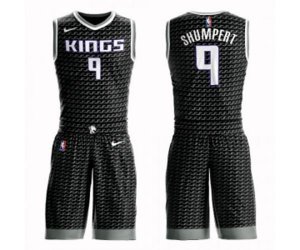 Sacramento Kings #9 Iman Shumpert Swingman Black Basketball Suit Jersey Statement Edition
