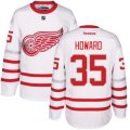 Detroit Red Wings #35 Jimmy Howard Premier White 2017 Centennial Classic NHL Jersey