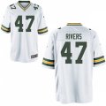 Green Bay Packers #47 Chauncey Rivers Nike White Vapor Limited Player Jersey