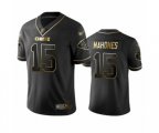 Kansas City Chiefs #15 Patrick Mahomes Limited Black Golden Edition Football Jersey