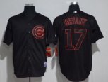 Chicago Cubs #17 Kris Bryant Black Cool Base Stitched MLB Jersey