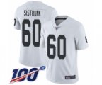 Oakland Raiders #60 Otis Sistrunk White Vapor Untouchable Limited Player 100th Season Football Jersey