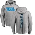 Carolina Panthers #68 Andrew Norwell Ash Backer Pullover Hoodie