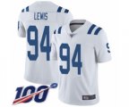 Indianapolis Colts #94 Tyquan Lewis White Vapor Untouchable Limited Player 100th Season Football Jersey