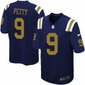 New York Jets #9 Bryce Petty Limited Navy Blue Alternate NFL Jersey