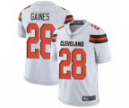 Cleveland Browns #28 Phillip Gaines White Vapor Untouchable Limited Player Football Jersey