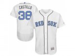 Boston Red Sox #38 Rusney Castillo White Flexbase Authentic Collection Stitched Baseball Jersey