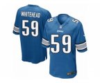 Detroit Lions #59 Tahir Whitehead Game Light Blue Team Color NFL Jerseys