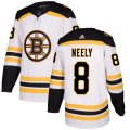 Boston Bruins #8 Cam Neely Authentic White Away NHL Jersey