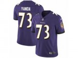 Baltimore Ravens #73 Marshal Yanda Vapor Untouchable Limited Purple Team Color NFL Jersey