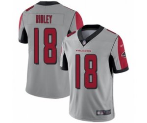 Atlanta Falcons #18 Calvin Ridley Limited Silver Inverted Legend Football Jersey