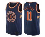 New York Knicks #11 Frank Ntilikina Swingman Navy Blue Basketball Jersey - City Edition