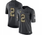 Pittsburgh Steelers #2 Mason Rudolph Limited Black 2016 Salute to Service Football Jersey