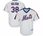New York Mets Justin Wilson Replica White Alternate Cool Base Baseball Player Jersey