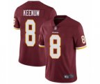 Washington Redskins #8 Case Keenum Burgundy Red Team Color Vapor Untouchable Limited Player Football Jersey
