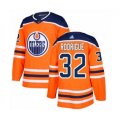 Edmonton Oilers #32 Olivier Rodrigue Authentic Orange Home Hockey Jersey