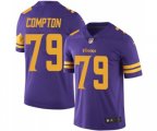Minnesota Vikings #79 Tom Compton Limited Purple Rush Vapor Untouchable Football Jersey