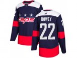 Washington Capitals #22 Madison Bowey Navy Authentic 2018 Stadium Series Stitched NHL Jersey