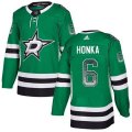 Dallas Stars #6 Julius Honka Authentic Green Drift Fashion NHL Jersey