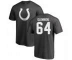Indianapolis Colts #64 Mark Glowinski Ash One Color T-Shirt