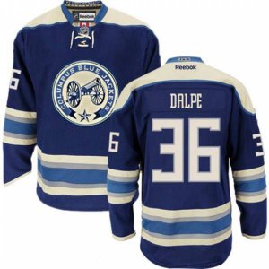 Columbus Blue Jackets #36 Zac Dalpe Premier Navy Blue Third NHL Jersey