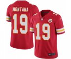 Kansas City Chiefs #19 Joe Montana Red Team Color Vapor Untouchable Limited Player Football Jersey