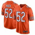 Chicago Bears #52 Khalil Mack Game Orange Alternate NFL Jersey