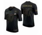 Tampa Bay Buccaneers #87 Rob Gronkowski Salute To Service Jersey Super Bowl LV