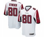 Atlanta Falcons #80 Luke Stocker Game White Football Jersey