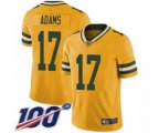 Green Bay Packers #17 Davante Adams Limited Gold Rush Vapor Untouchable 100th Season Football Jersey