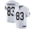 Oakland Raiders #83 Ted Hendricks White Vapor Untouchable Limited Player Football Jersey