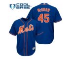 New York Mets #45 Tug McGraw Blue Alternate Home Cool Base Stitched Baseball Jersey