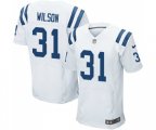 Indianapolis Colts #31 Quincy Wilson Elite White Football Jersey