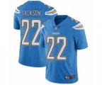 Los Angeles Chargers #22 Justin Jackson Electric Blue Alternate Vapor Untouchable Limited Player Football Jersey