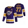 Los Angeles Kings #77 Jeff Carter Black 2020-21 Reverse Retro Alternate Hockey Jersey
