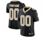 New Orleans Saints Customized Black Team Color Vapor Untouchable Limited Player Football Jersey