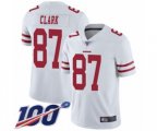 San Francisco 49ers #87 Dwight Clark White Vapor Untouchable Limited Player 100th Season Football Jersey