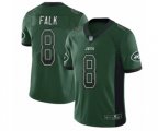 New York Jets #8 Luke Falk Limited Green Rush Drift Fashion Football Jersey