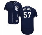 San Diego Padres Ronald Bolanos Navy Blue Alternate Flex Base Authentic Collection Baseball Player Jersey