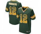 Green Bay Packers #12 Aaron Rodgers Elite Green Home Drift Fashion Football Jersey