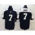 Dallas Cowboys #7 Trevon Diggs Blue Thanksgiving Throwback Limited Jersey