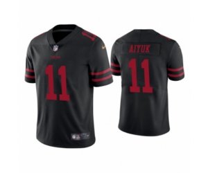 San Francisco 49ers #11 Brandon Aiyuk Black Vapor Untouchable Limited Player Football Jersey
