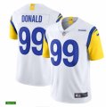 Los Angeles Rams #99 Aaron Donald 2021 Nike White Modern Throwback Vapor Limited Jersey