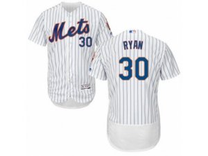 New York Mets #30 Nolan Ryan White Flexbase Authentic Collection MLB Jersey