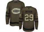 Montreal Canadiens #29 Ken Dryden Green Salute to Service Stitched NHL Jersey