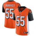 Cincinnati Bengals #55 Vontaze Burfict Vapor Untouchable Limited Orange Alternate NFL Jersey